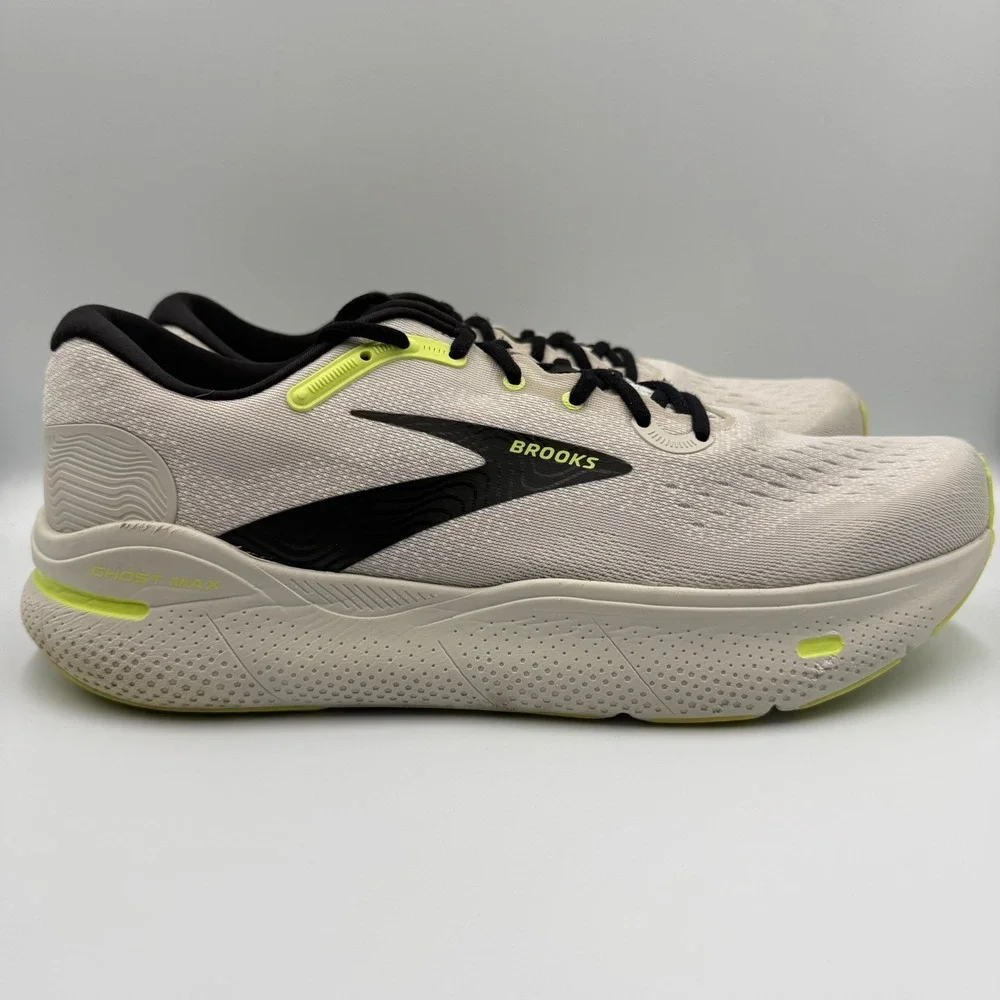 Brooks Ghost Max Grey Running‎ Shoes Athletic Sneakers Men's Size 14 1104061D071